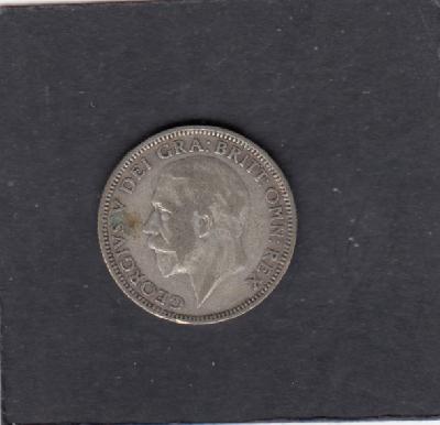 Beschrijving: 1 Shilling  GEORGIUS V 